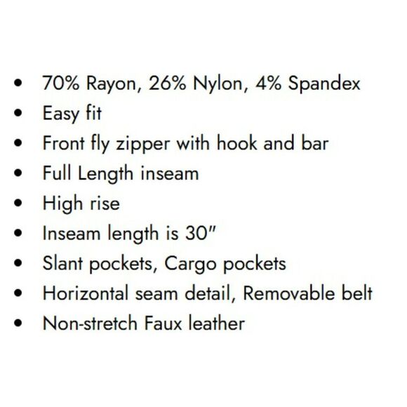 NWT Eloquii Silver Croc Cargo Pants, Size 22* - Picture 4 of 7